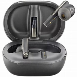 Poly Voyager Free 60 Earbuds Black + BT700 USB-A Adapter + Basic Charge Case MS