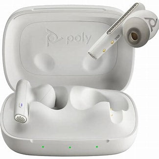 Poly Voyager Free 60 Earbuds White + BT700 USB-C Adapter + Basic Charge Case UC