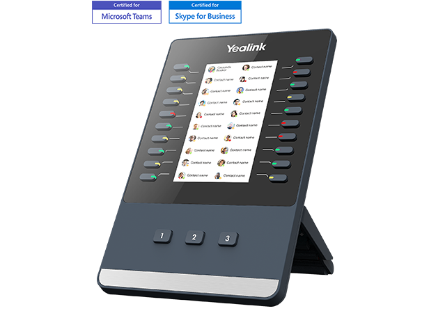 Yealink YL-EXP50 Expansion Module 20 programmable keys per page, Colour Screen for T5 Android Series