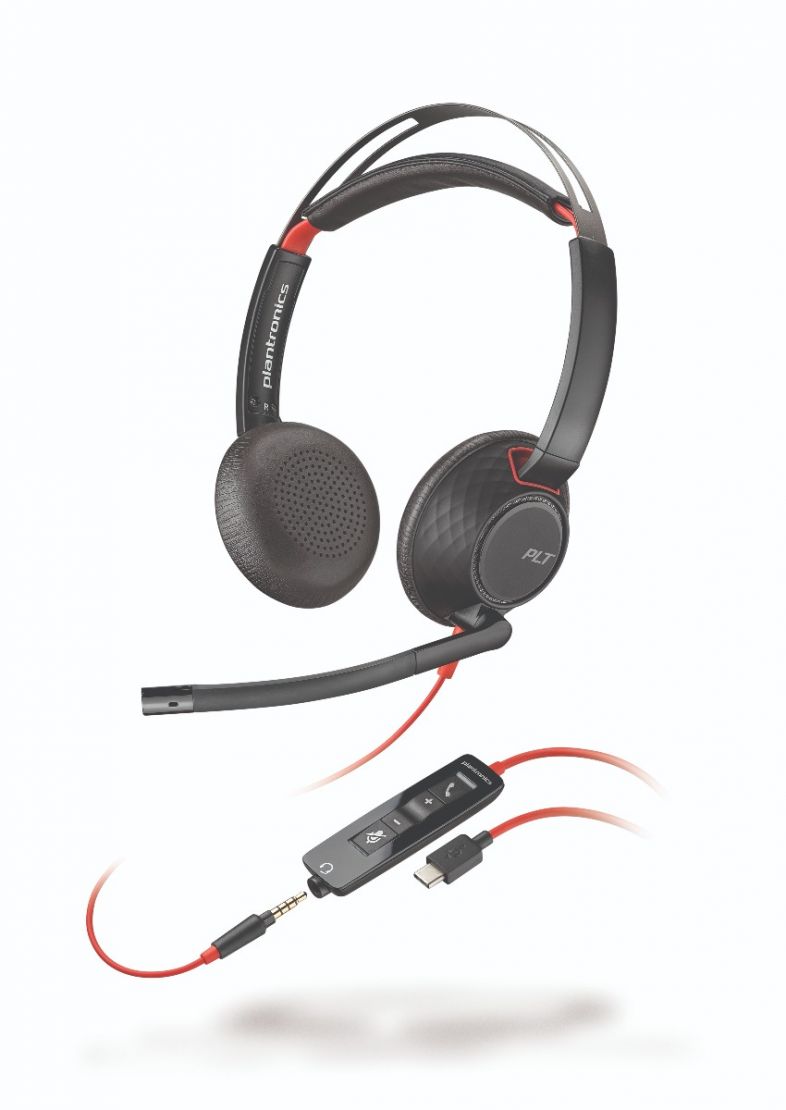 Poly Blackwire 5220 Stereo USB-A Headset (Bulk)(80R97A6)