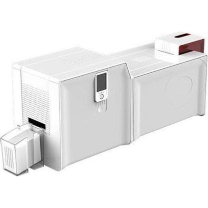 Evolis P-PRIMACY 1 Simplex Expert Smart & Contactless Fire Red Printer with OMNIKEY 5122 Smart Card and Contactless Encoder, USB & Ethernet, with Cardpresso XXS software license