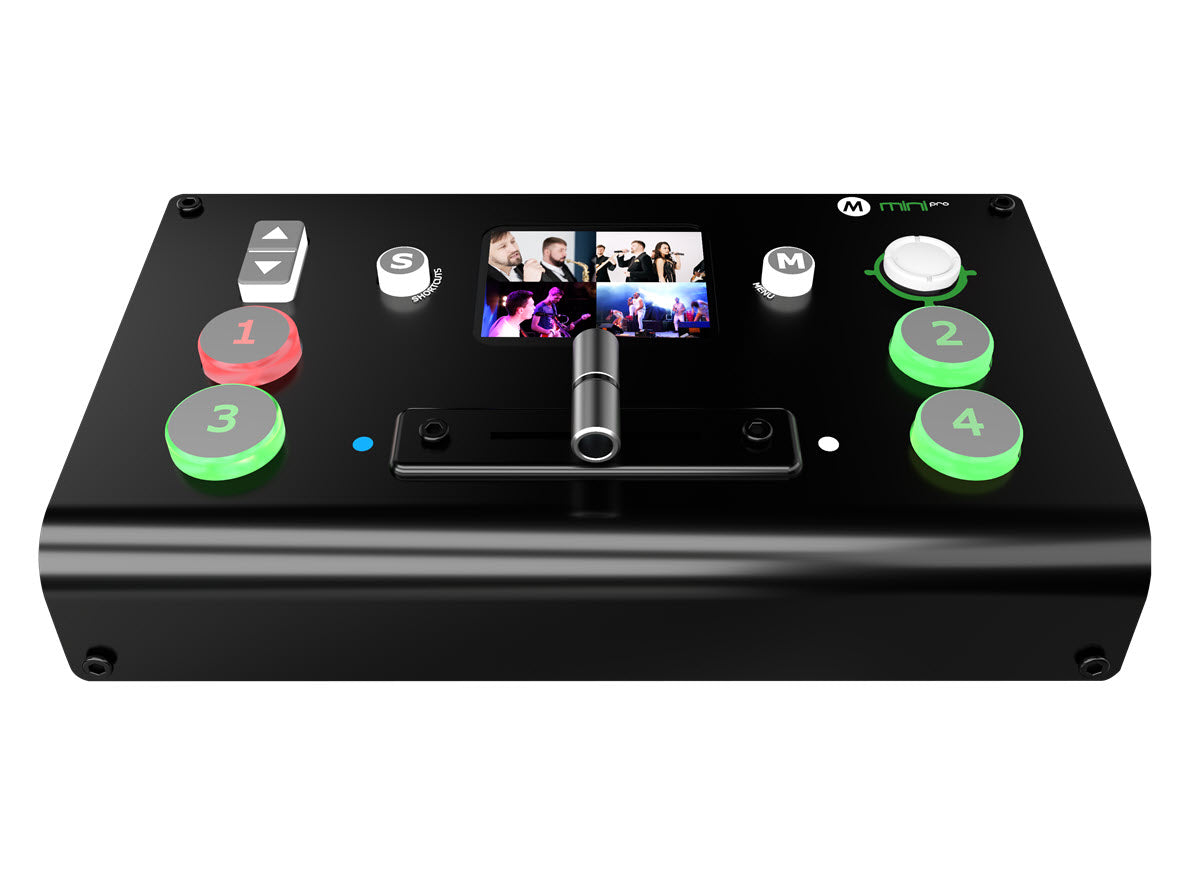 RGBLink Mini Pro Switching Streamer-Mini Streaming Switcher, 4CH HDMI, PTZ control, Record