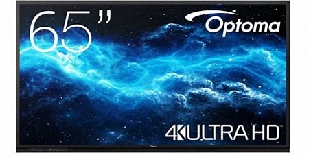 Optoma 3652RK Creative Touch 3-Series 65" interactive flat panel display. Designed for educational and professional environments, aiming to enhance interactivity and collaboration