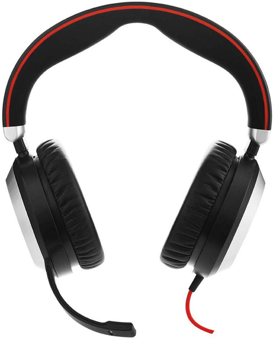 Jabra EVOLVE 80 MS STEREO USB-A Headband,ANC,USB connector(MS Version)