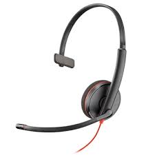 Poly Blackwire C3210 MONO Corded Headset (USB-A) (UC & Microsoft(77R24A6)