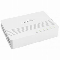 Hikvision-Hikvision 5 port Gigabit switch, plastic casing.