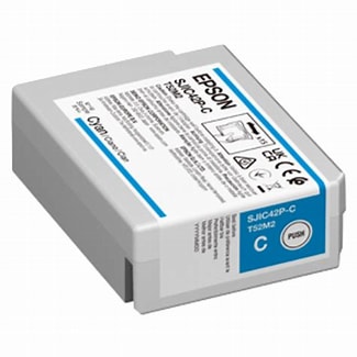 Epson C4000 Cyan ink. SJIC42P-C