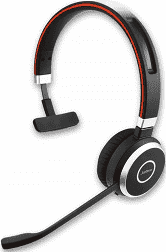 Jabra Evolve 65 SE MONO Headset with Link380a (USB-A) (UC) Without stand