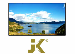 JK Fixed Thin Frame Screen, 119", 16:9 Aspect Ratio, Matt White Fabric