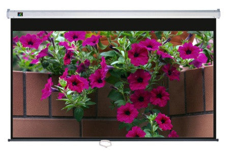 JK-M10 133- JK Manual Pull Down Screen,133" 286cm x 179cm 16:10