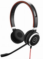 Jabra EVOLVE 40 UC STEREO USB-A Headband, Noise cancelling.