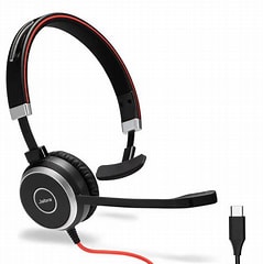 Jabra EVOLVE 40 UC MONO USB-A Headband, Noise cancelling
