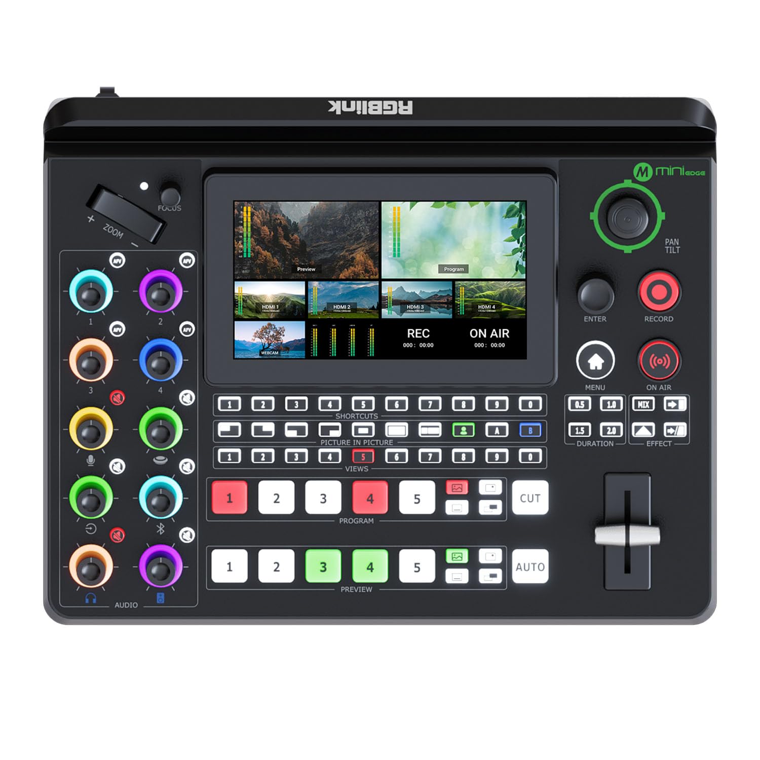 RGBLink Mini Edge-5 channel all in one Switcher? 4x HDMI, 1x UVC.
