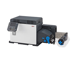 OKI Pro 1050 Label Printer, with white toner printing