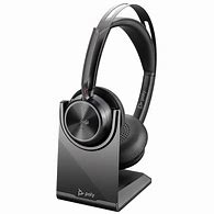 Poly Voyager Focus 1 MS – B825S-M USB-A, STEREO BLUETOOTH HEADSET with ANC (WITH CHARGE STAND) (Microsoft Teams Certified)