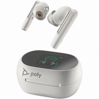 Poly Voyager Free 60 Earbuds White + BT700 USB-C Adapter + Touchscreen Charge Case (UC Version)7Y8G6AA