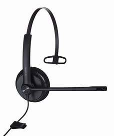 Yealink YHS34-MONO Lite, Entry-level RJ9 headset, Monaural, Foam