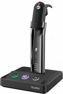 Yealink YL-WH63 Port Teams. WH63 Convertible Microsoft Certified DECT Wireless Portable Headset.