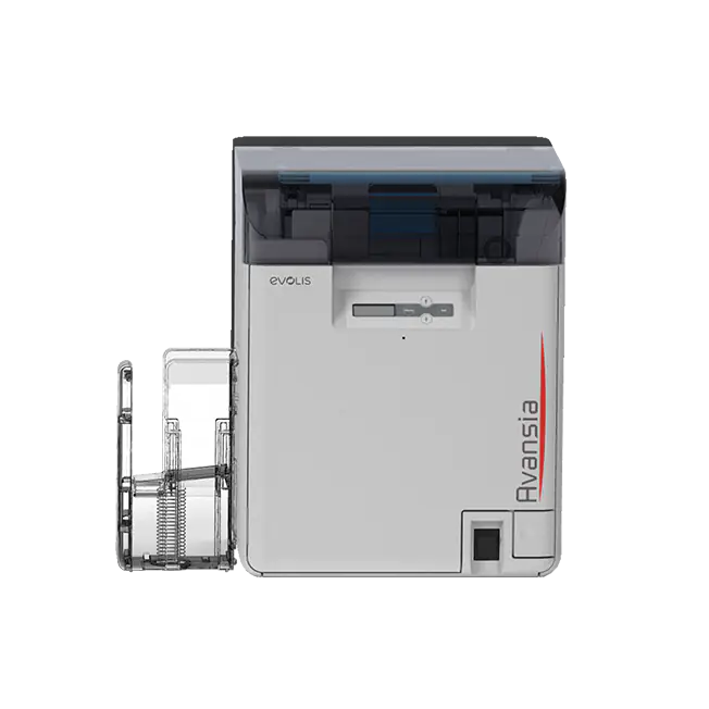 Evolis AV1HB000BD-Avansia Duplex Expert Mag ISO Printer with Mag ISO Dual HiCo/LoCo 3-track magnetic stripe encoder, USB & Ethernet, with Cardpresso XXS software license.